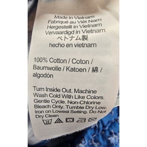 J.Crew Crewcuts Girls Block Print Shorts Floral Blue L NWT - Picture 7 of 8